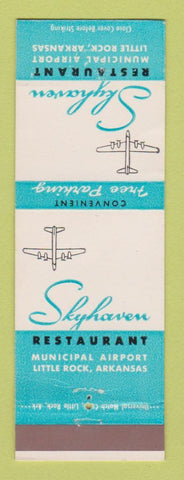 Matchbook Cover - Skyhaven Restaurant Little Rock AR Municipal Airport