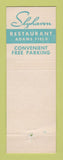 Matchbook Cover - Skyhaven Restaurant Little Rock AR Municipal Airport