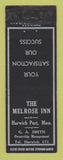 Matchbook Cover - The Melrose Inn Harwich Port MA WEAR