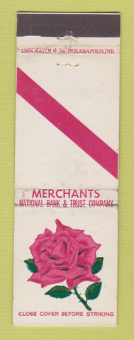 Matchbook Cover - Merchants National Bank and Trust Indianapolis IN WEAR