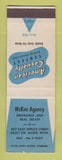 Matchbook Cover American Casualty Insurance McKee Real Estate Sault Ste Marie MI