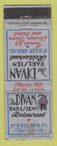 Matchbook Cover - Divan Parisien Restaurant New York City WEAR