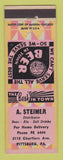 Matchbook Cover - A Steimer Beer Distributor Pittsburgh PA