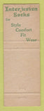 Matchbook Cover - Inter Woven Socks Brough's Men's Clothes