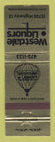 Matchbook Cover - Westdale Liquors