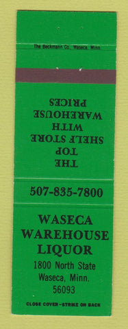 Matchbook Cover - Waseca Warehouse Liquor MN