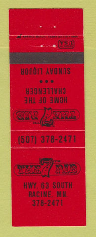 Matchbook Cover - The 7th Rib Racine MN