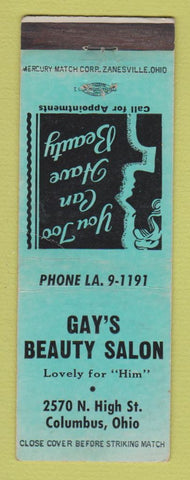 Matchbook Cover - Gay's Beauty Salon Columbus OH
