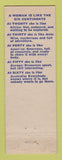 Matchbook Cover - Ty Jo Bar Mackinaw City MI
