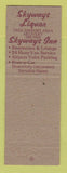 Matchbook Cover - Skyways Inn Liquor Denver Colorado