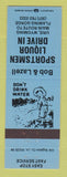 Matchbook Cover - Sportsmen Liquor Drive Inn Urie WY