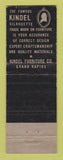Matchbook Cover - Kindel Furniture Smith Tompkins Torrington CT