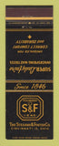 Matchbook Cover - Stearns & Foster Mattresses Cincinnati OH