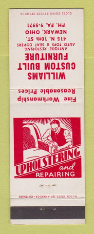 Matchbook Cover - Williams Custom Built Furniture Newark OH