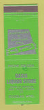 Matchbook Cover - Oasis Liquor Store Douglas WY WORN BACK