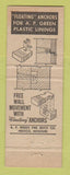 Matchbook Cover - AP Green Fire Brick Toledo Cleveland OH