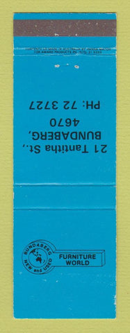 Matchbook Cover - Bundaberg Furniture World Australia