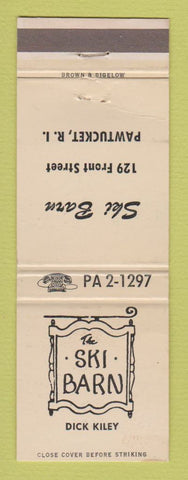 Matchbook Cover - Ski Barn Dick Kiley Pawtucket RI WEAR