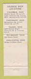 Matchbook Cover - Bob Evans Farms Restaurants
