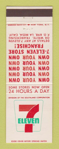 Matchbook Cover - 7-11 Stores La Mesa CA