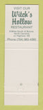 Matchbook Cover - Witch's Brew Restaurant Naples FL