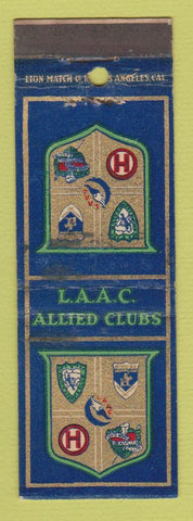 Matchbook Cover - Los Angeles CA Athletic Club WEAR