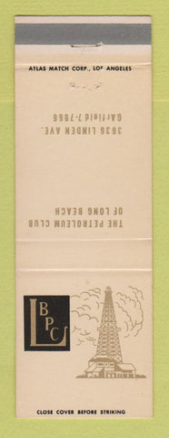 Matchbook Cover - Petroleum Club of Long Beach CA