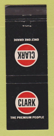 Matchbook Cover - Clark oil  gas