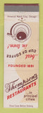 Matchbook Cover - Thompson's Restaurants