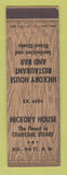 Matchbook Cover - Hickory House Restaurant New York City?