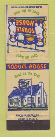 Matchbook Cover - Toodle House Restaurants