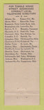 Matchbook Cover - Toodle House Restaurants