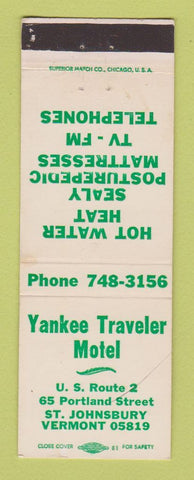 Matchbook Cover - Yankee Traveler Motel St Johnsbury VT