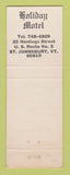 Matchbook Cover - Yankee Traveler Motel St Johnsbury VT