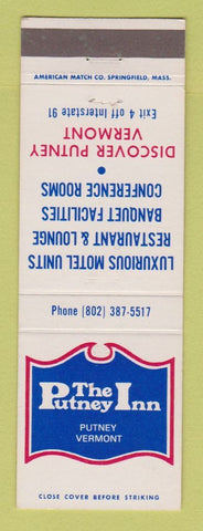 Matchbook Cover - Putney Inn Putney VT