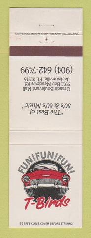 Matchbook Cover - T Birds Jacksonville FL