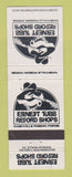 Matchbook Cover - Ernest Tubbs Record Shops Nashville Pigeon Forge TN WEAR