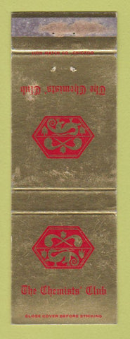 Matchbook Cover - The Chemists' Club New York City WEAR