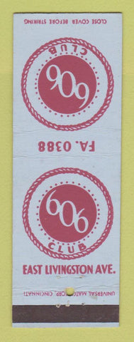 Matchbook Cover - 606 Club Columbus? OH