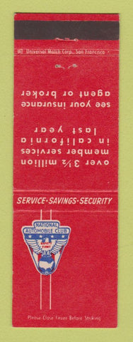 Matchbook Cover - National Automobile Club