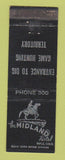 Matchbook Cover - Midland Hotel Rifle Colorado WEAR