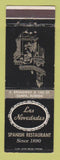 Matchbook Cover - Las Novedades Spanish Restaurant Tampa FL