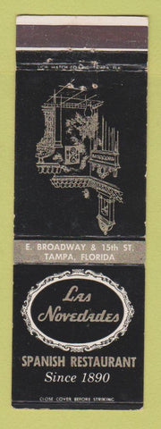 Matchbook Cover - Las Novedades Spanish Restaurant Tampa FL