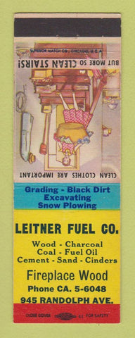Matchbook Cover - Leitner Fuel Company