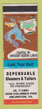Matchbook Cover - Dependable Cleaners Arlington VA