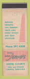 Matchbook Cover - New Tower Hotel Courts Omaha NE WEAR