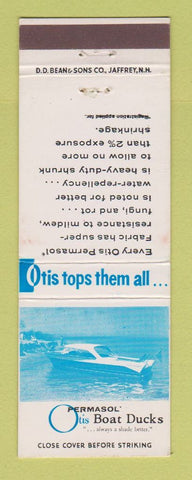 Matchbook Cover - Permasol Otis Boat Ducks Battle Creek MI