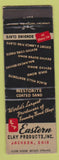 Matchbook Cover - Eastern Clay Products Jackson OH Coated Sand WORN