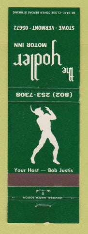Matchbook Cover - The Yodler Motor Inn Stowe VT