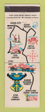 Matchbook Cover - Utah Parks Company Union Pacific Railroad Cedar City IA WEAR